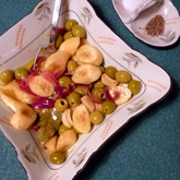 Nakládané banány s olivami